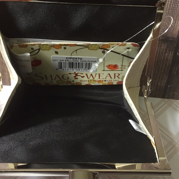 NWT Kiss Lock Coin Purse - Paris Hot Air Balloons - Picture 2 of 10